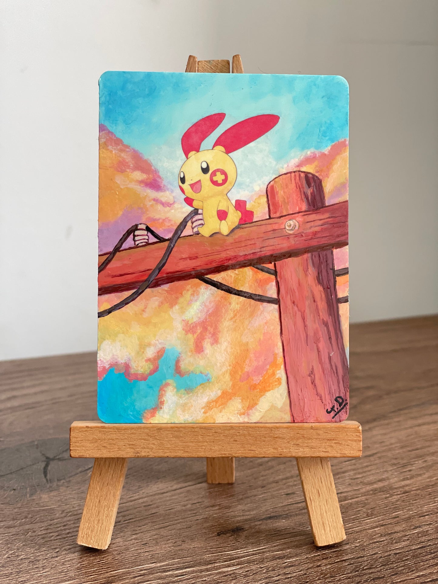 ⚡️Pusle⚡️Altered Pokémon card (Painted in Acrylic)
